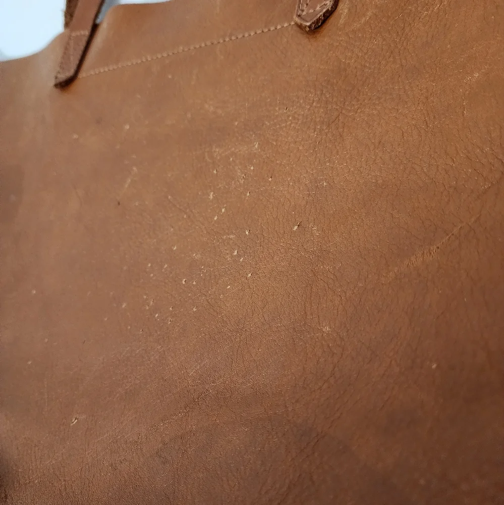 Madewell The Transport Tan Leather Tote Bag - Picture 13 of 13